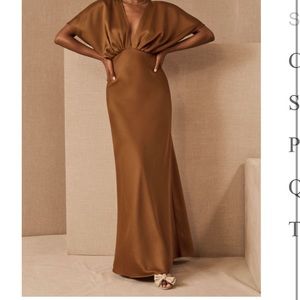 Leila Satin dress from BHLDN